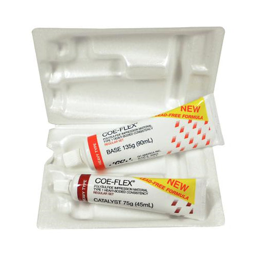 GC 131104 Coe-Flex Polysulfide Impression Material Heavy Body Base & Catalyst GC 131104 Coe-Flex Polysulfide Impression Material Heavy Body Base & Catalyst